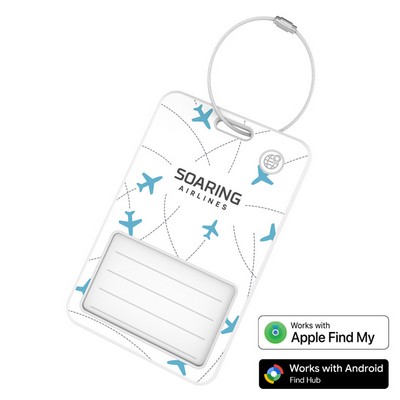 PowerTag Travel : Smart Luggage Tag compatible with Apple Find My and Google's Find Hub